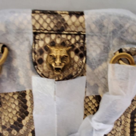 NWT Gucci Re(Belle) natural small python bag - Picture 8 of 11